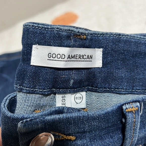Good American Women's Good Legs GLCA899T Skinny Cropped Ankle Denim Jeans 8/29 - Picture 4 of 10
